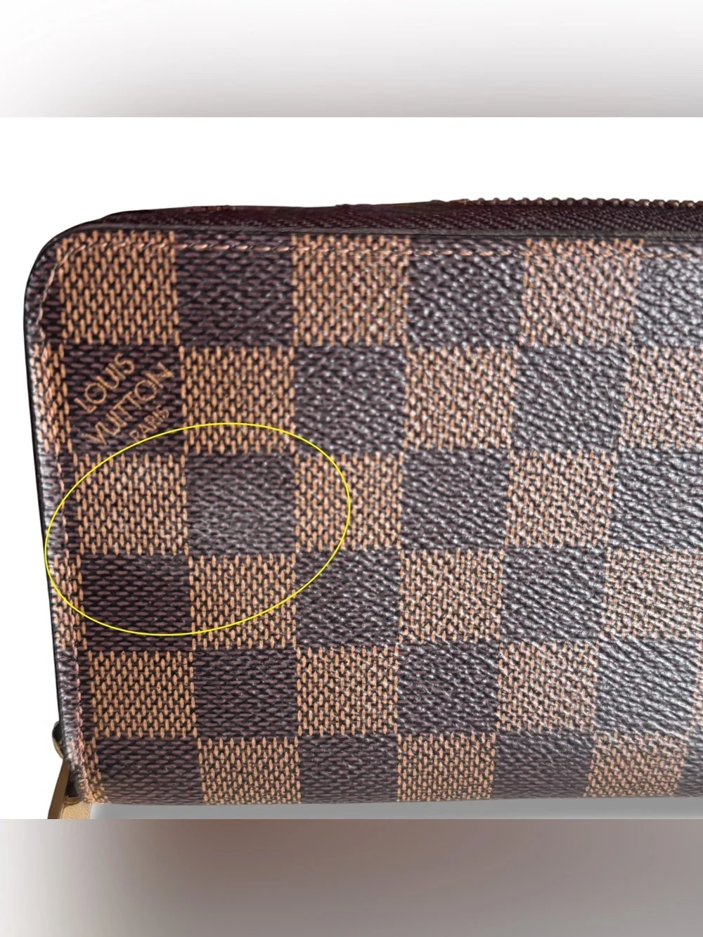 Louis Vuitton Zippy Wallet Damier Ebene Rose Ballerine N60046 COA + D/B + Box